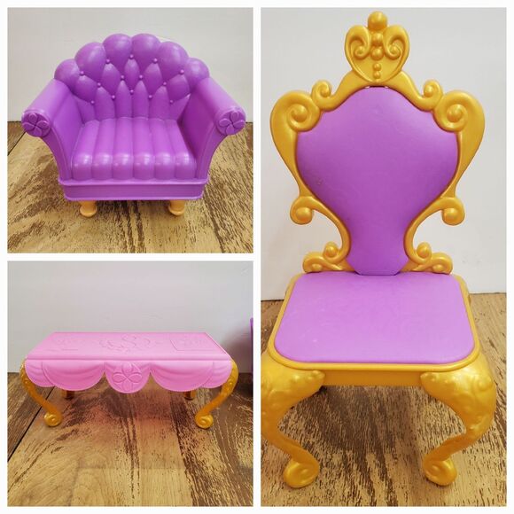 Disney Other - Lot-Disney Princess Sophia First Enchancian Castle Dollhouse Table and Chairs